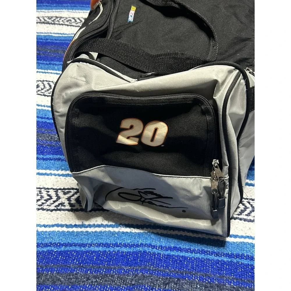 Tony Stewart #20 NASCAR Carry On Duffel Bag Racing Luggage